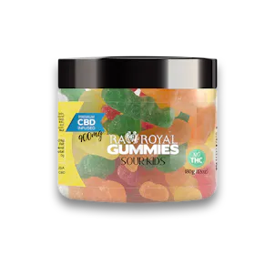 Photo of R.A. Royal Gummies: CBD Sour Kids Gummy Jar (900 MG)