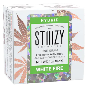 Photo of WHITE FIRE - LIVE RESIN DIAMONDS 1G