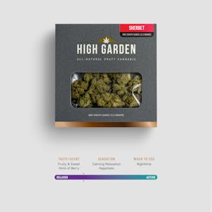 Photo of Sherbert 3.5G Indica Flower