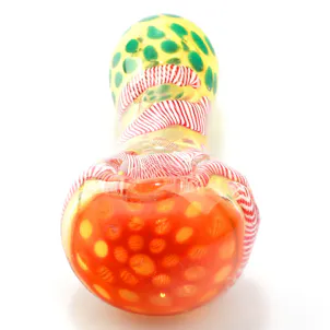 Photo of 4.3" Fumed Frit Milli Glass Pipe