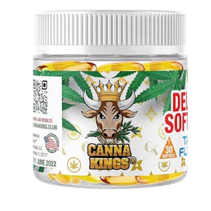 Photo of 25mg Delta 8 Soft Gels By Canna Kings 30 count