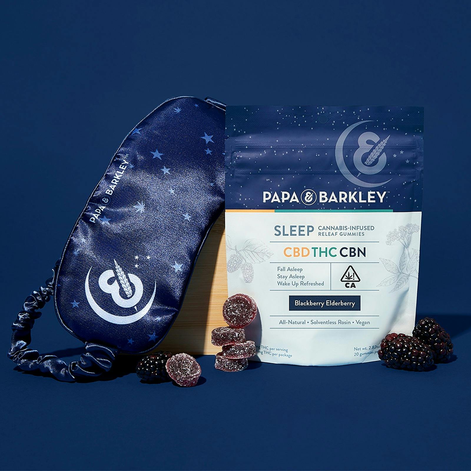 Papa & Barkley Blackberry Elderberry Sleep Releaf Gummies Leafly
