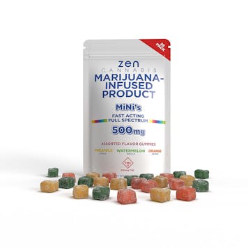 Photo of Zen Cannabis 500mg Assorted Flavor Mini's