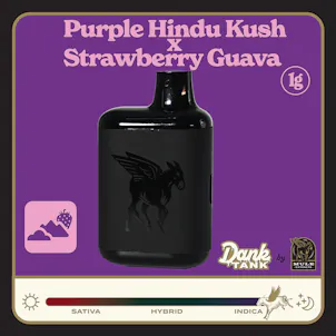 Photo of 1g Dank Tank Pure Live Resin - Purple Hindu Kush x Strawberry Guava 83% (Indica)