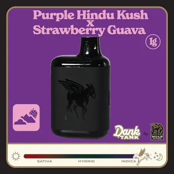 Photo of 1g Dank Tank Pure Live Resin - Purple Hindu Kush x Strawberry Guava 83% (Indica)