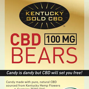 Photo of Kentucky Gold CBD 100mg Gummy Bears