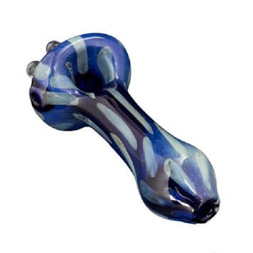 Photo of 4.25" Surface Dot Fumed Blue Pipe