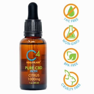 Photo of THC Free CBD Oil 1,000mg CITRUS