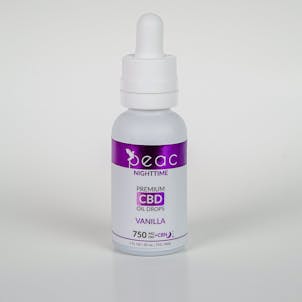 Photo of Peac Wellness Nighttime Vanilla Tincture CBD + CBN 750mg