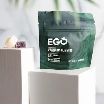 Photo of EGO Canna THCO/D9 Designer Gummies - Carton (10 bags)