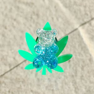 Photo of CannaBears Jewelry PIN - "Green Door Kush"