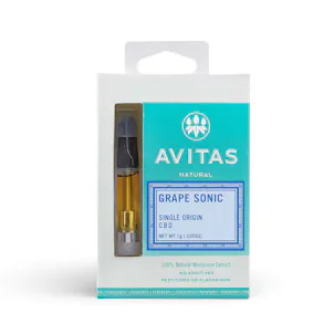 Photo of Grape Sonic CBD Live Resin Cartridge 1g