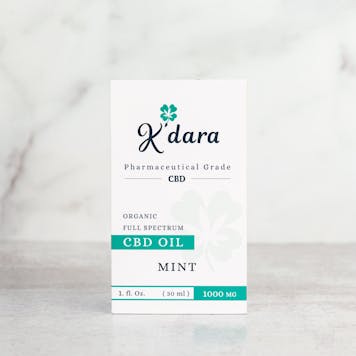Photo of K'dara Full Spectrum CBD Oil Mint 1000mg