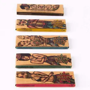 Photo of Freaky Bundle - 5 Item | Collectors Edition | packs of LION ROLLING CIRCUS papers – Unbleached 11/4