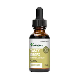 Photo of Tasty Drops Hemp Oil Tincture (1oz, 500mg CBD)