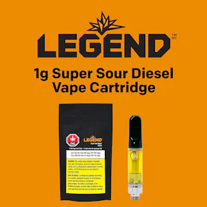 Photo of Legend 1g Super Sour Diesel Vape Cartridge