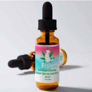 Photo of CBD Tincture for pets "Bacon Flavored" Besty Pet CBD tincture - 500 mg CBD