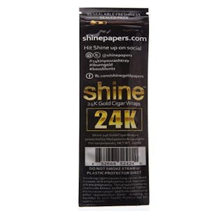 Photo of "2 Pack" Gold Cigar Wraps