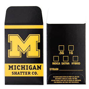 Photo of MI Michigan State Shatter Company Concentrate Packaging Extract Envelopes #093