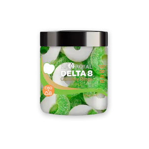 Photo of R.A. Royal Gummies: Delta-8 with CBD Apple Rings (800 MG)