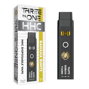 Photo of R.A Royal HHC Three in One Disposable: Banana Runtz (3000MG)