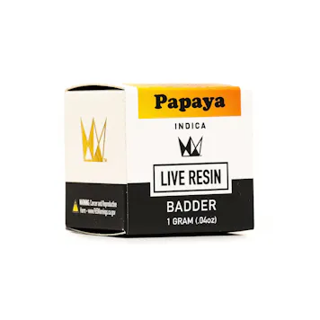 Photo of Papaya Live Resin Badder