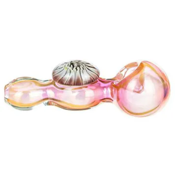 Photo of "Fumed Mini Spoon Pipe with Mushroom" Milli