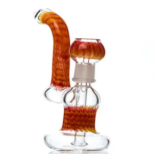 Photo of 7.5" Multi-Tone Colored Dab Rig with Diffused Downstem
