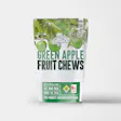 Product image for Sour Green Apple Fruit Chews 100mg 10-pack
