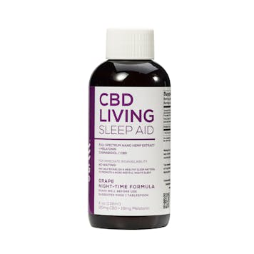 Photo of CBD Living Sleep Aid Grape Flavor 120mg