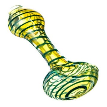 Photo of 3.5" Full Spiral Fumed Mini Spoon Pipe