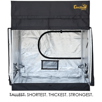 Photo of Gorilla Shorty Series 5' x 5' x 4'11" Grow Tent w/ Ext 5'8"