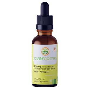 Photo of Overcome - Full Spectrum CBD Oil - 250 mg - Peppermint Flavored - 1oz Tincture