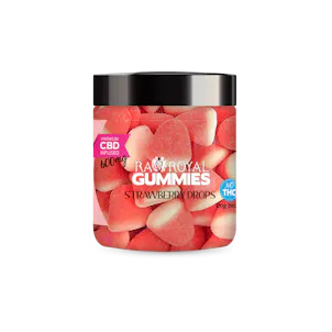 Photo of R.A. Royal Gummies: CBD Strawberry Drop Gummy Jar (600 MG)