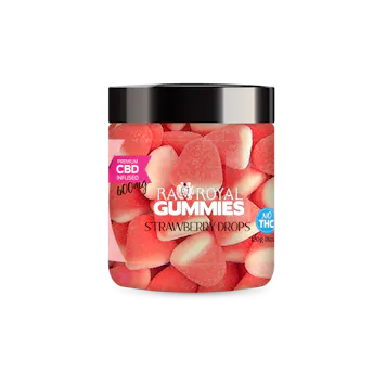 Photo of R.A. Royal Gummies: CBD Strawberry Drop Gummy Jar (600 MG)