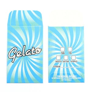 Photo of 25 GELATO by Shatter Labels Cannabis Strain Concentrate Envelopes #252