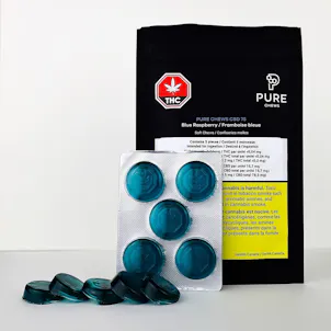 Photo of Pure Chews CBD Blue Raspberry 75