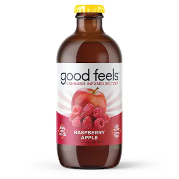 Photo of Good Feels Raspberry Apple Seltzer - 5 mg