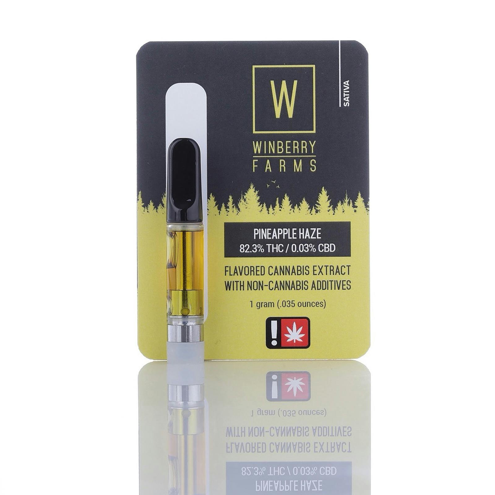 Winberry Farms: Pineapple Haze Distillate Cartridge 1g | Leafly