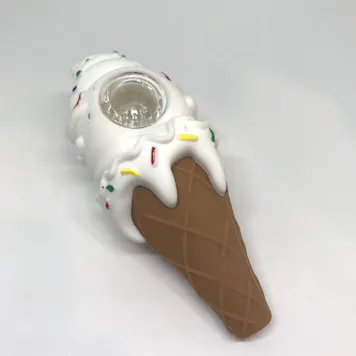 Photo of Ice Cream Cone Silicone Hand Pipe