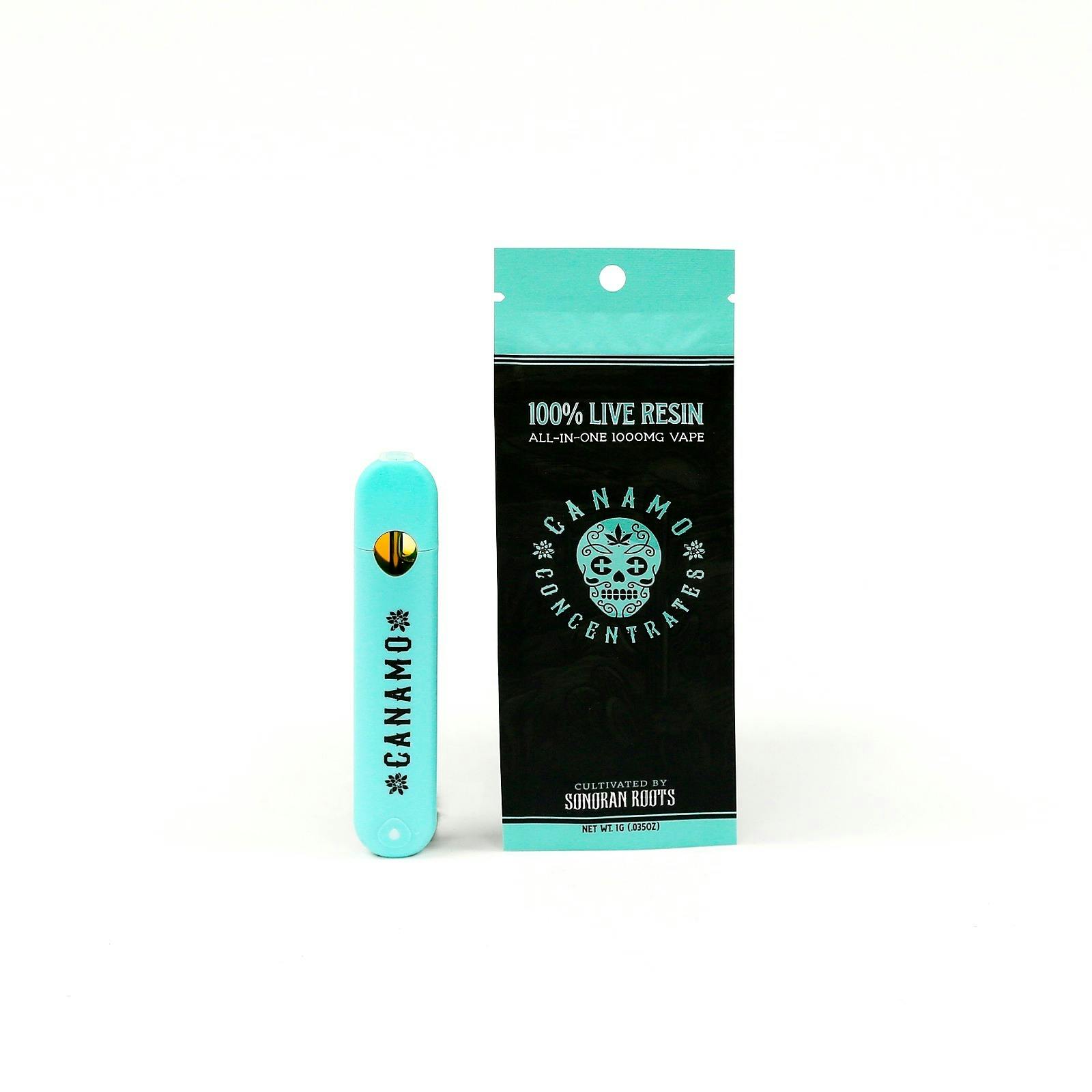 Canamo Concentrates Ghost OG Disposable Vape 1000mg Leafly