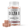 D8 Gummy - Caramel Pear / 500mg / 20 Gummies