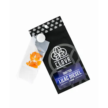 Photo of CLOVR - 1g Shatter - Lilac Diesel