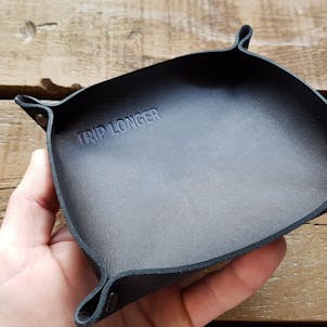 Photo of Trip Longer Leather Rolling Tray // Large