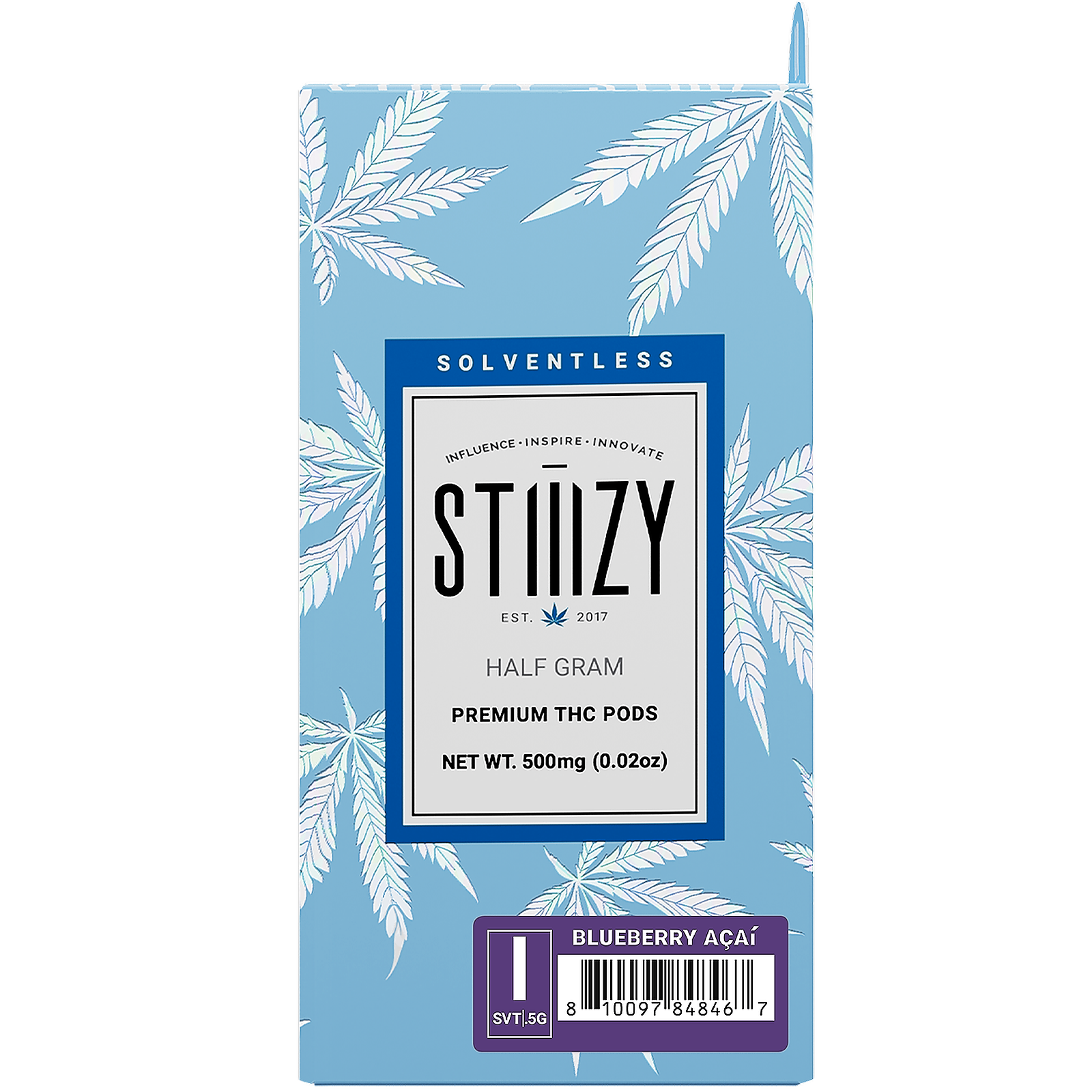 STIIIZY: BLUEBERRY ACAI - SOLVENTLESS POD .5G | Leafly