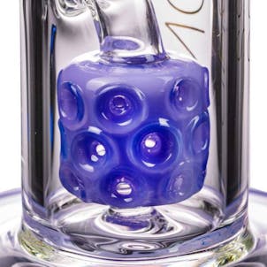 Photo of Diamond Glass Bubble Barrel to UFO Perc Straight Tube