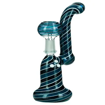 Photo of 6" Striped Mini Dab Rig Bubbler