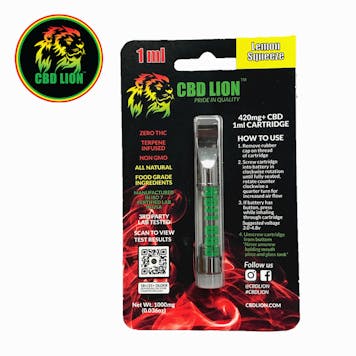 Photo of 420mg Lemon Squeeze CBD Disposable Cartridge