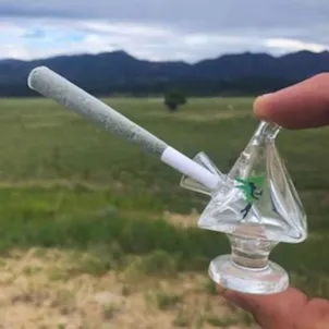 Photo of 2.75" King Toke Glass Blunt Bubbler | MJ's Arsenal