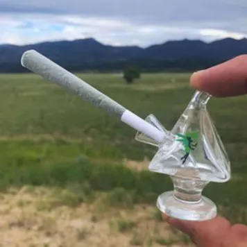 Photo of 2.75" King Toke Glass Blunt Bubbler | MJ's Arsenal